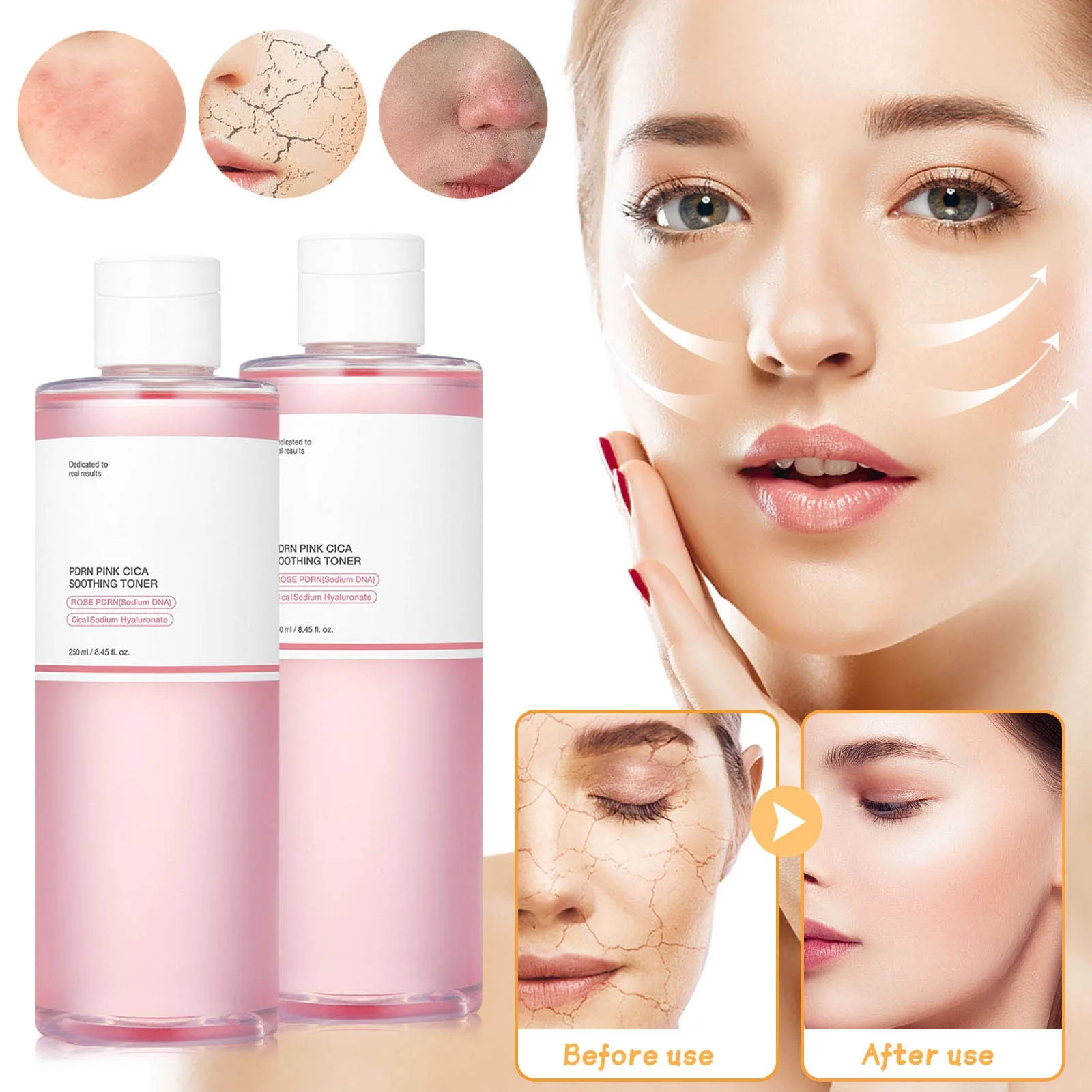 Medicube PDRN Pink Peptide Toner I Pink Glow Toner for Skin Boosting, Soothing and Calming, Uneven Skin Tone, Rose PDRN & Peptid