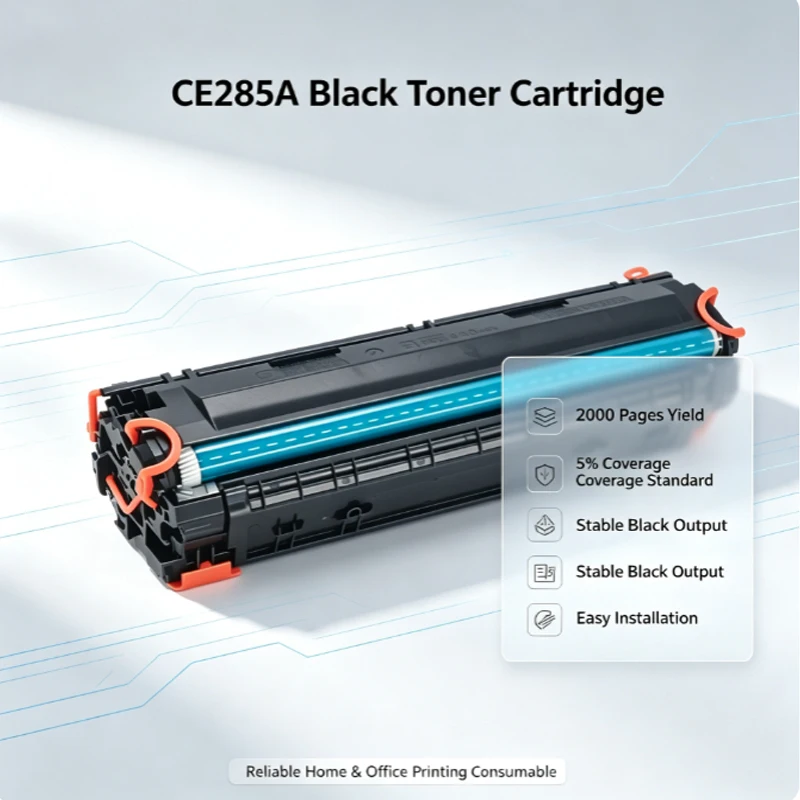 85A CE285A CE278A CB436A CB435A Compatible Toner Cartridge for HP P1102w P1109w M1217nfw M1212 M1217 Printers - High Yield
