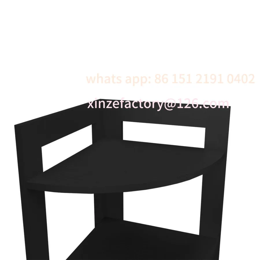 

Customizable Corner Table Sharon Living Room Black