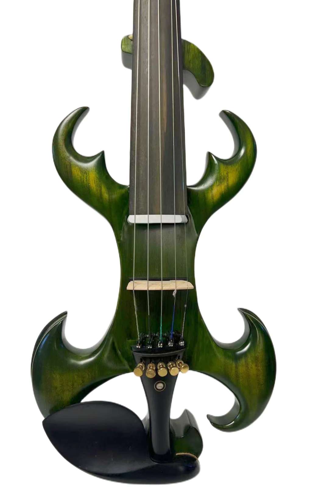Top 4/4 5 strings Model Crazy-4 SONG brand Green electric Violin solid wood
