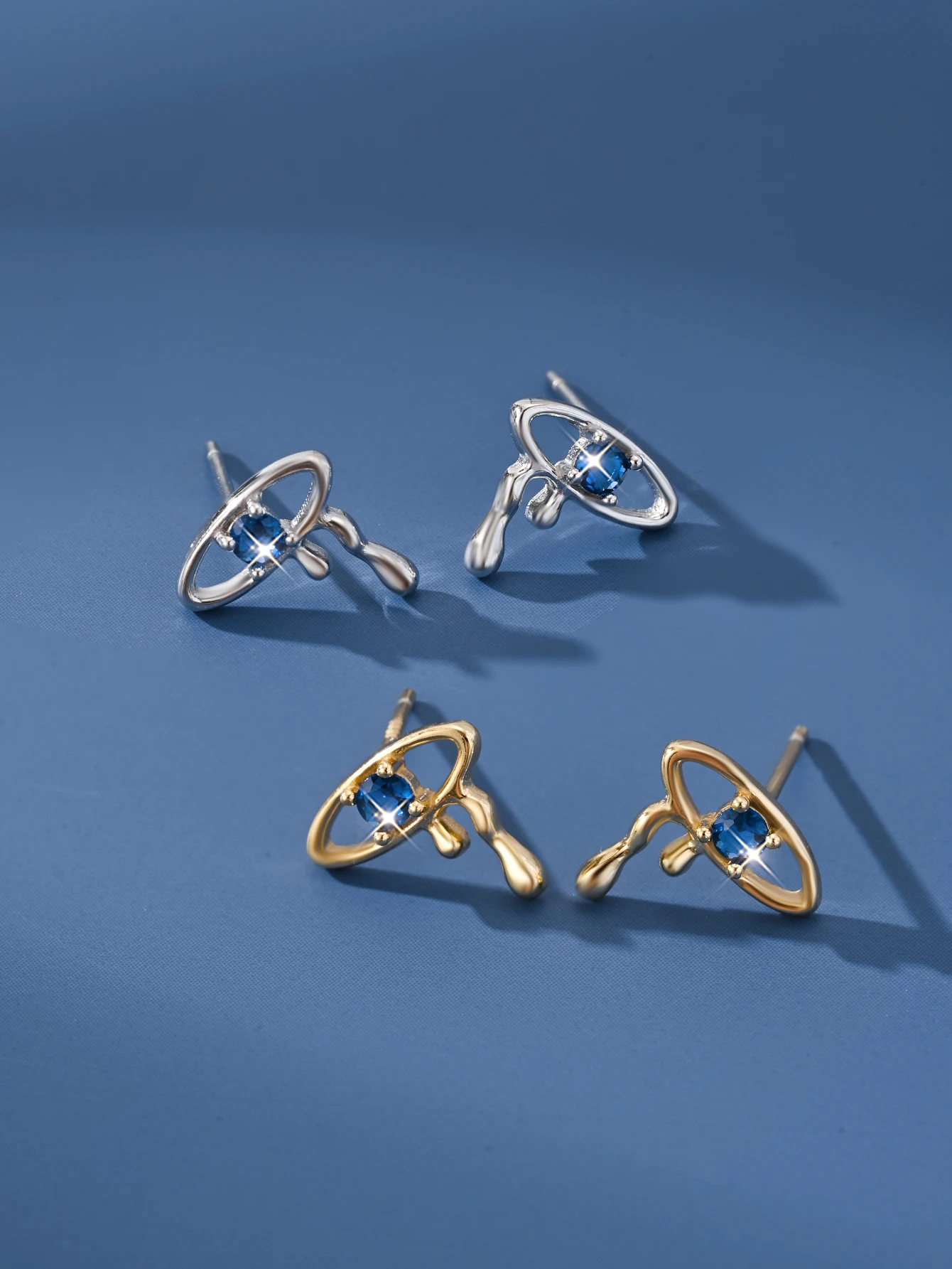 

Слезы дьявола, серебро 925 пробы, ретро, сладкий инкрустированный цирконом, простой персонализированный ювелирный аксессуар, праздничный подарок