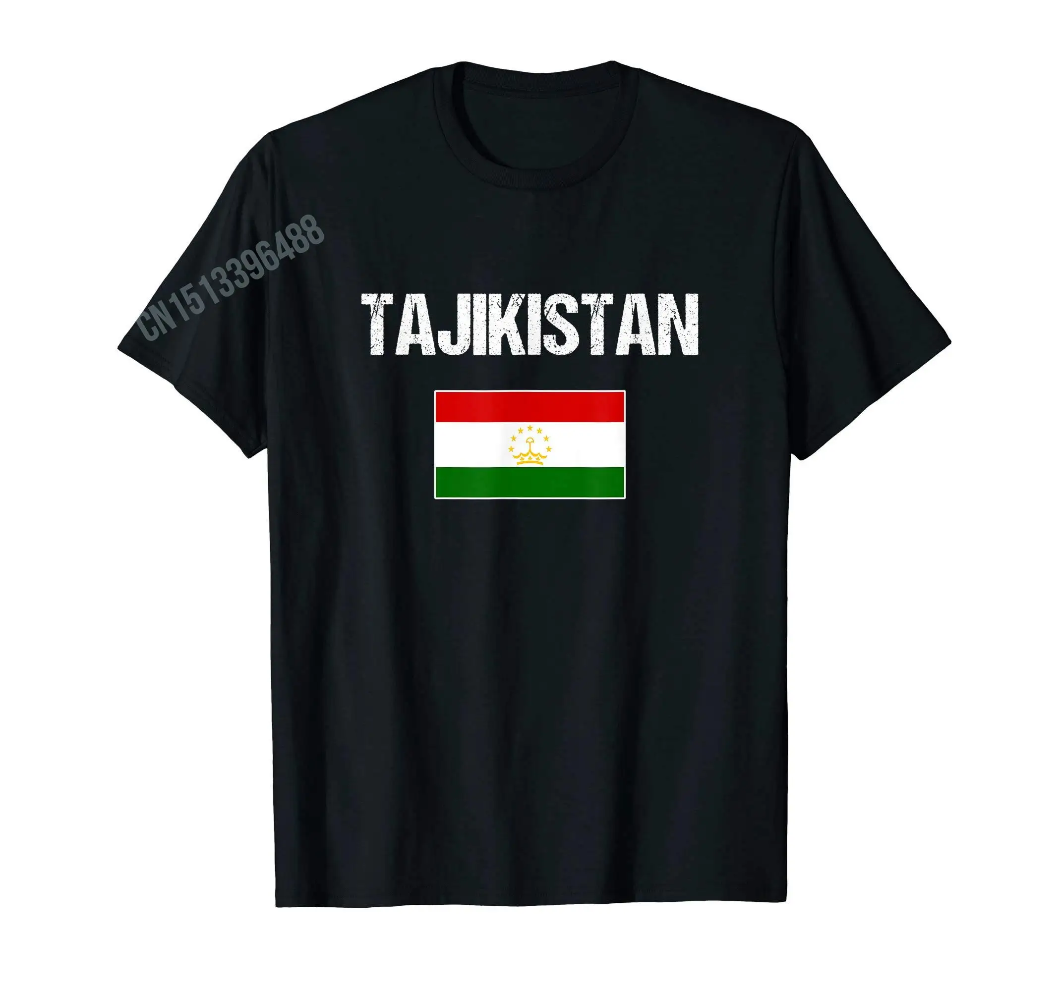 More Design Retro Vintage Tajikistan Flag Tajikistani Roots T-Shirt For Men Women T Shirt Tops Cotton Tees