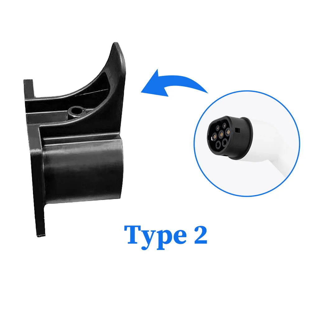 EV Charger Holder Holster Dock For Electric Vehicle Typy 1 Type 2 GB/T Charging Cable Extra Protection Leading Wallbox