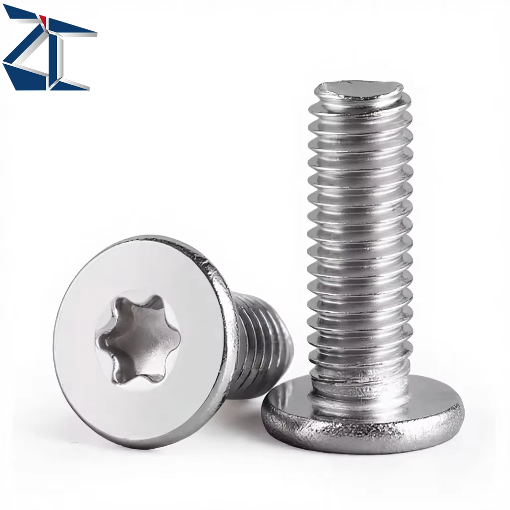 304 Stainless Steel Torx Security Screws Flat Large Head Ultra-Thin Head Special-Shaped Bolts M2/M3/M4/M5/M6/M8