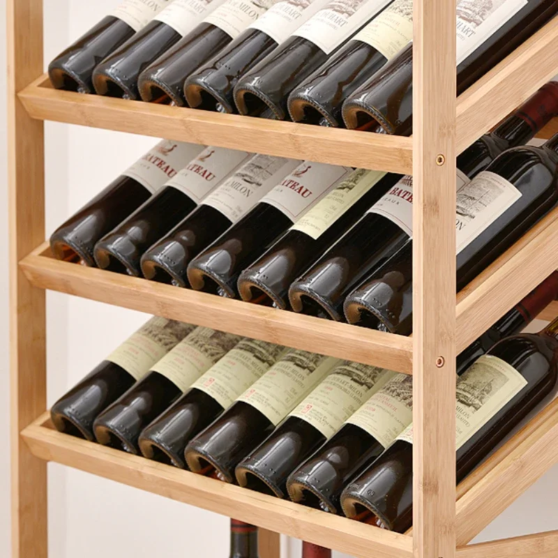 

Vintage Wine Rack Wedding Modern Design Nordic Storage Industrial Glass Display Cabinet Meuble Rangement Motorhome Furniture