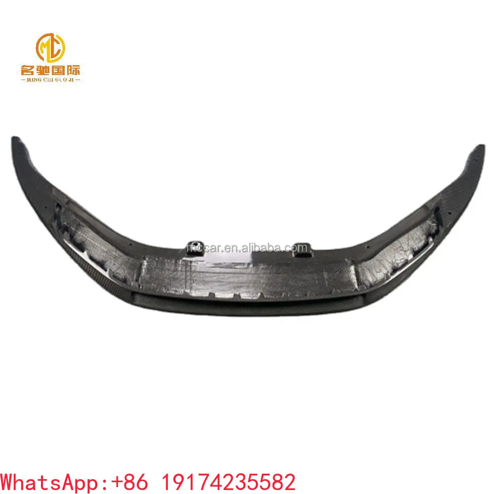 

V Style Dry Carbon Fiber Front Lip for A-u-d-i R8 2017-2018 HOT SALE New Style Front Lip R8 Car Bumper