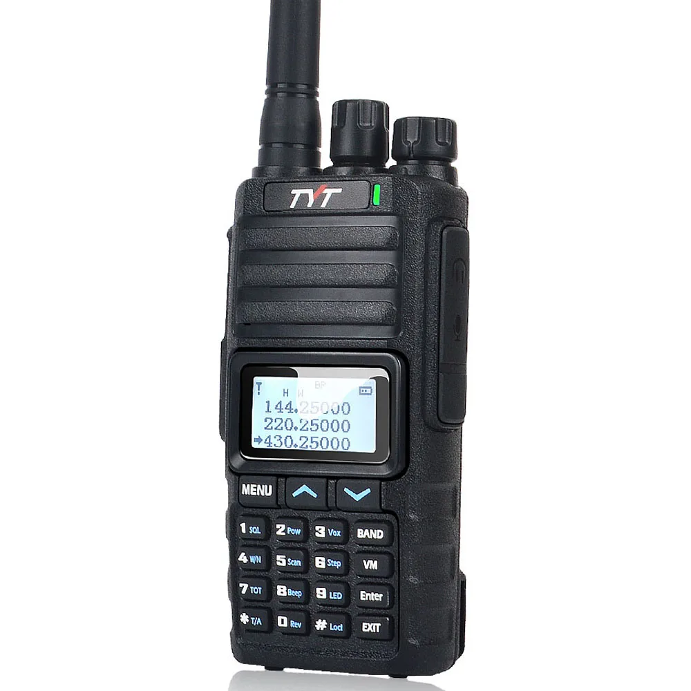 TYT TH-350 Tri-band Walkie Talkie 136-174MHZ 220-260MHZ 400-470MHZ ricetrasmettitore FM 5W Ham Radio Wireless Communicaiton