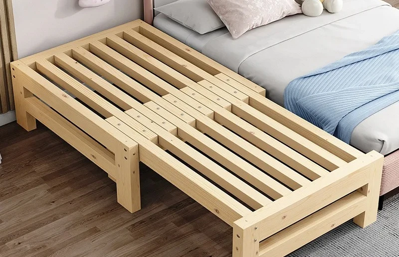 

Solid wood simple sofa bed tatami pull-out multi-functional dual-purpose telescopic bed lunch break push-pull bed smallhousehold