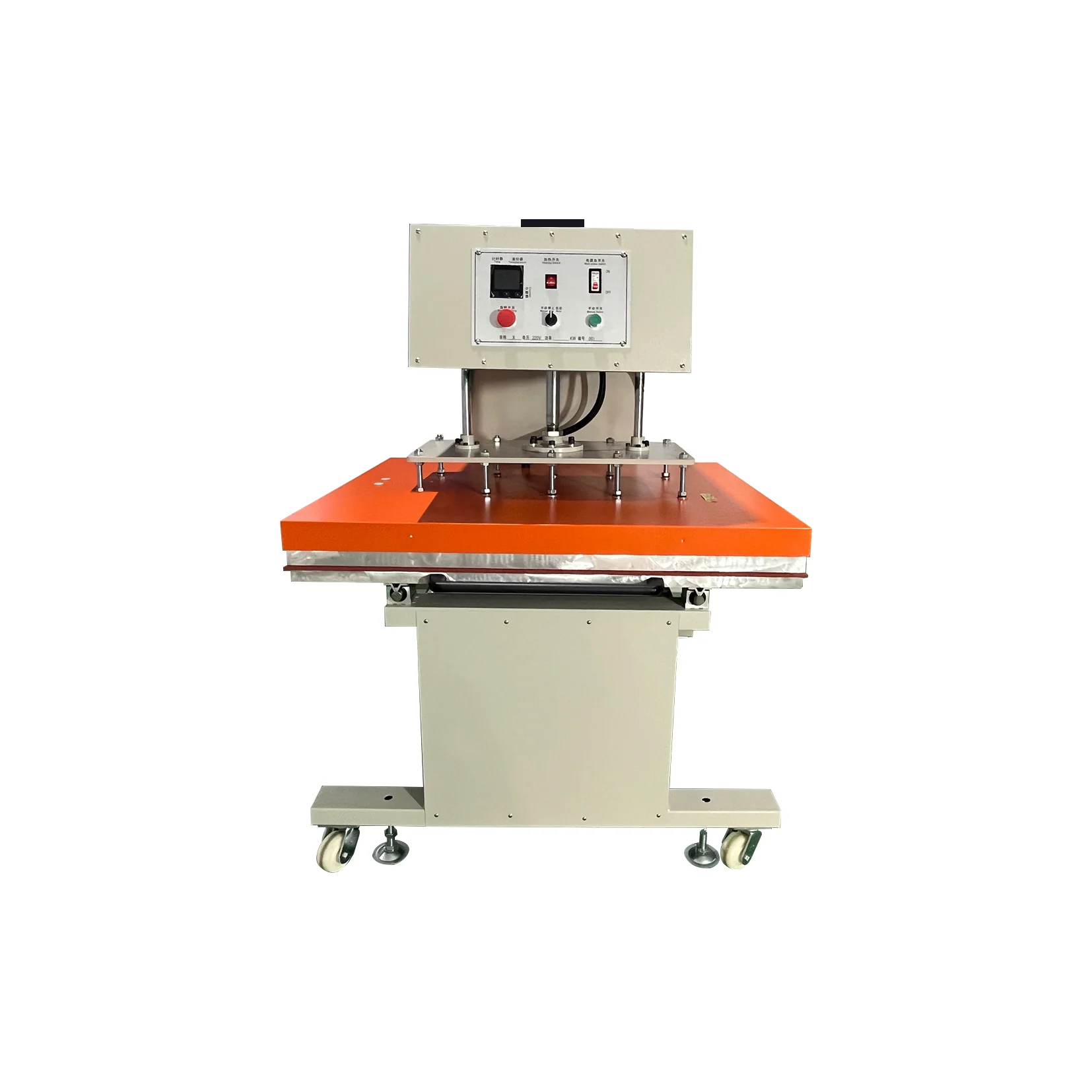 Label t-shirt pneumatic heat press sublimation lanyard printing machine 100 cm high pressure automatic