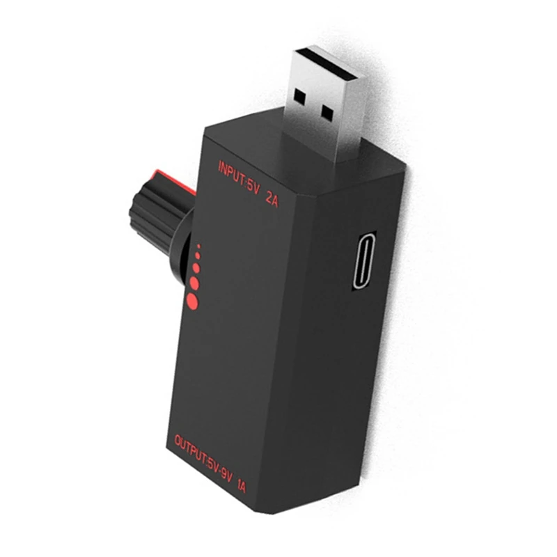 5W DC5V Fan Speed Controller Induction Speed Controller with Switch USB Protection Type-C USB Laptop Cell Phone Cooling-DTD2