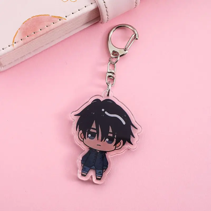 Acrylic Cartoon Anime Pendant Keychains Holder Car Key Chain Key Ring Phone Bag Hanging Jewelry Gifts Accessories Trigun