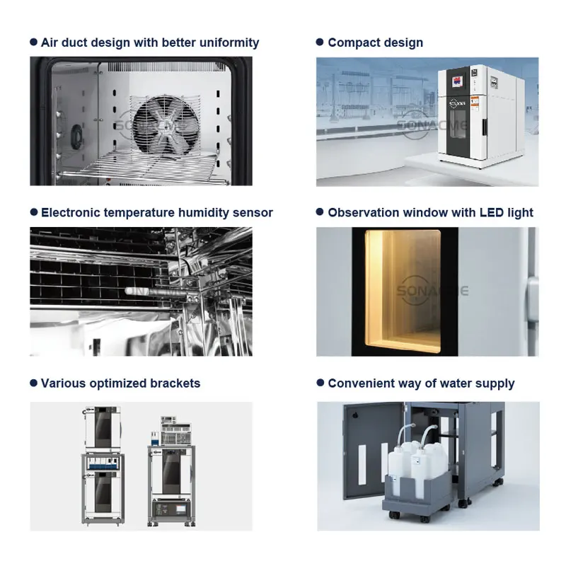 Environmental Test Chamber Simulated Small Desktop High Low Temperature Humidity Benchtop Environmental Test Chamber