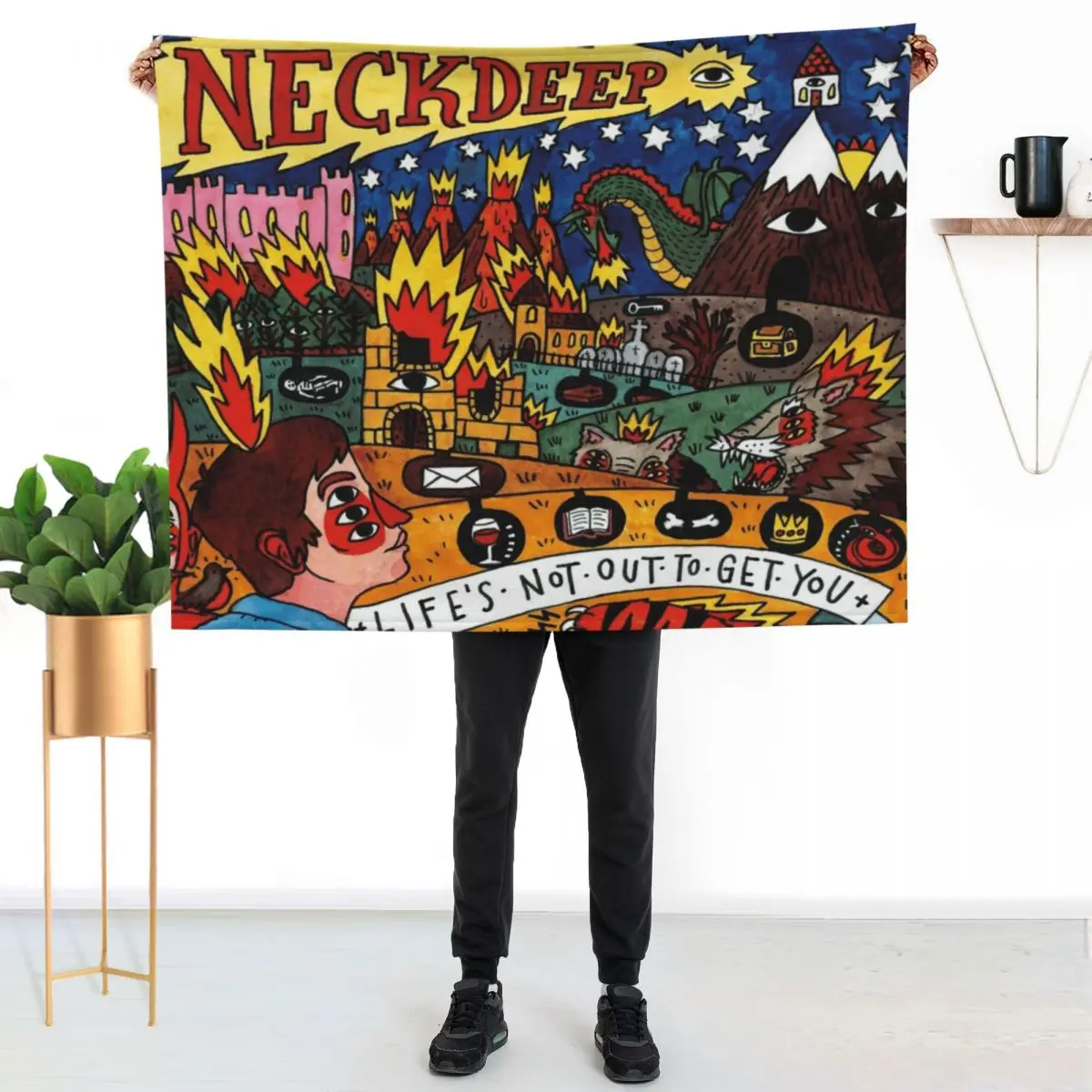 

may intogito Throw Blanket Men's Soft Warm Throw Blanket for Couch