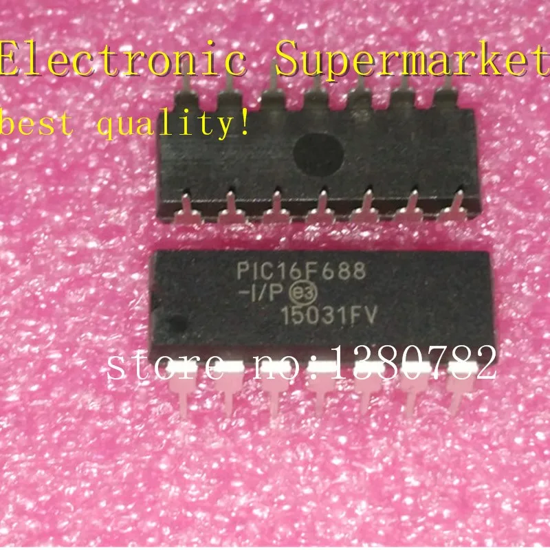 

Free Shipping 10pcs-50pcs PIC16F688-I/P PIC16F688 16F688-I/P DIP-14 IC In stock!