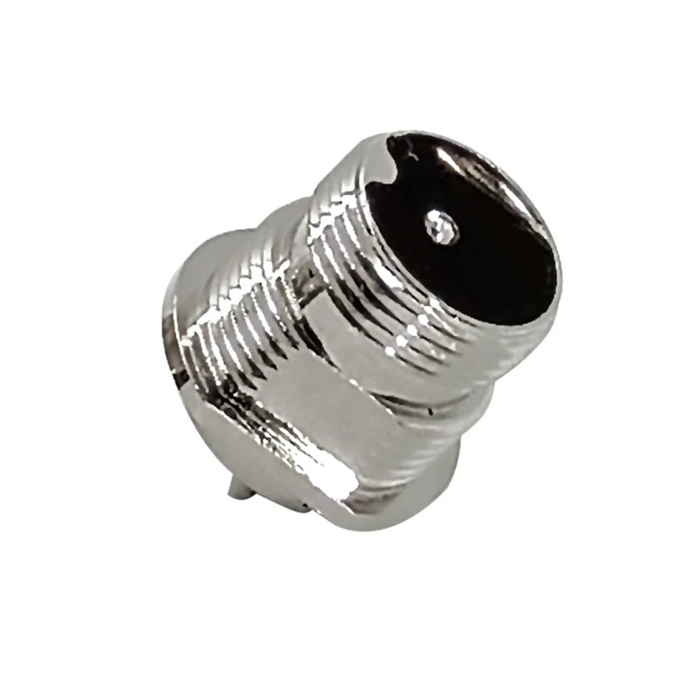 2 Pin Electric Plug 2 Hole Two Core Plug Black And Silver Color Copper Connector Material IP68 Protection Level