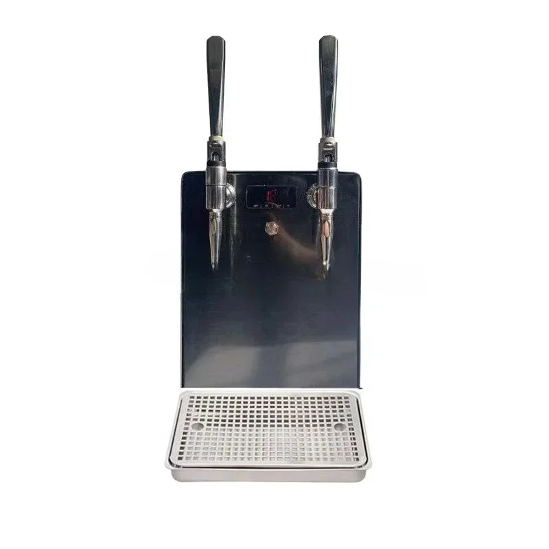 Nitro Cold Brew Coffee System Desktop Double Tap Coffee Maker for Bar Home Use with Taps Keg Co2 Tank Not Included