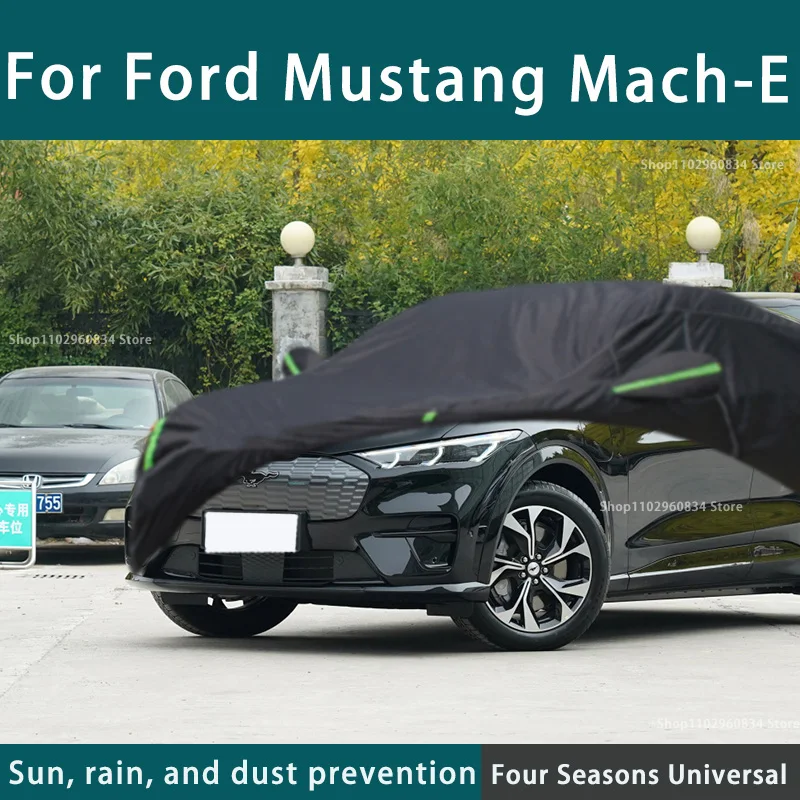 

FOR Ford Mustang Mach-E Car Cover Outdoor Protection Full Car Covers cooling Cover Sunshade Waterproof Dustproof car Accessories