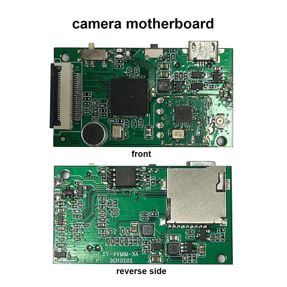 Picture 3: WiFi camera full set of accessories 2 million pixel CCTV motherboard with microphone 1080p 185mm length module fixed focal