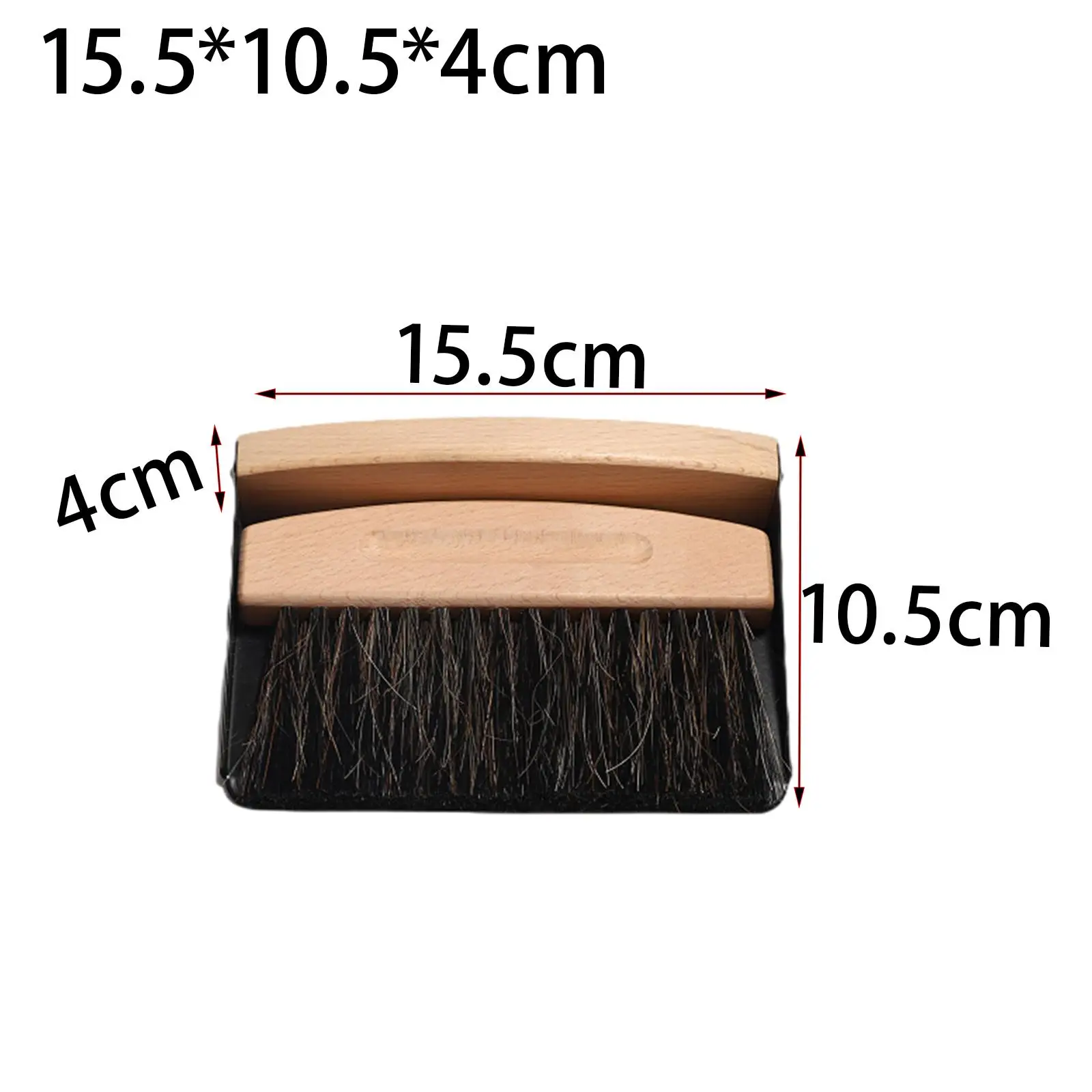 Mini Broom Dustpan Set Multifunctional Handy Small Wood Handle Sweeping Brush for Kitchen Office Crevices Small Pet Feces Fruit