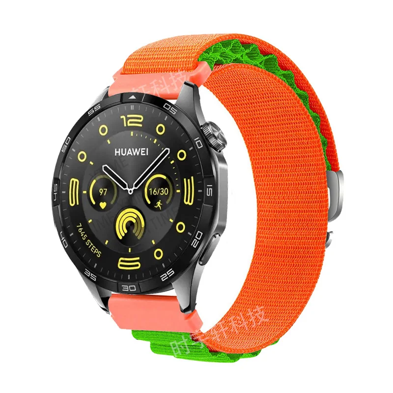 22mm Band For Huawei Watch GT 4 46mm Smartwatch Strap Nylon Wrist Bracelet For Huawei Watch 3 4/GT2 GT 3/2 Pro/GT Runner Ремешок