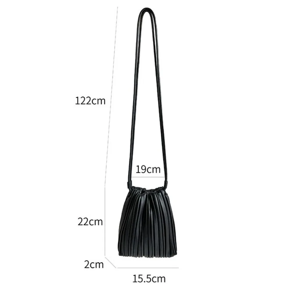 Trendy PU Leather Crossbody Bag Elegant Versatile Use Shoulder Bag Inner Insert Pocket Mini Coin Pouch for Women Girls