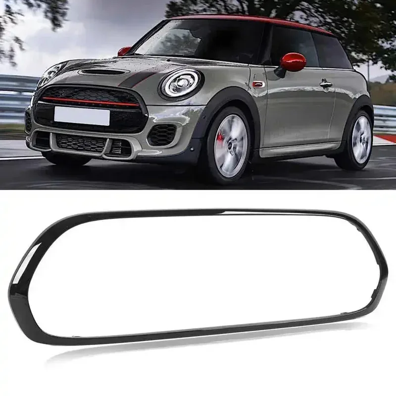 

Middle grille Frame Gloss Black Surround Cover Trims Replacement for BMW Mini F55 F56 F57 One S JCW 2014-2021