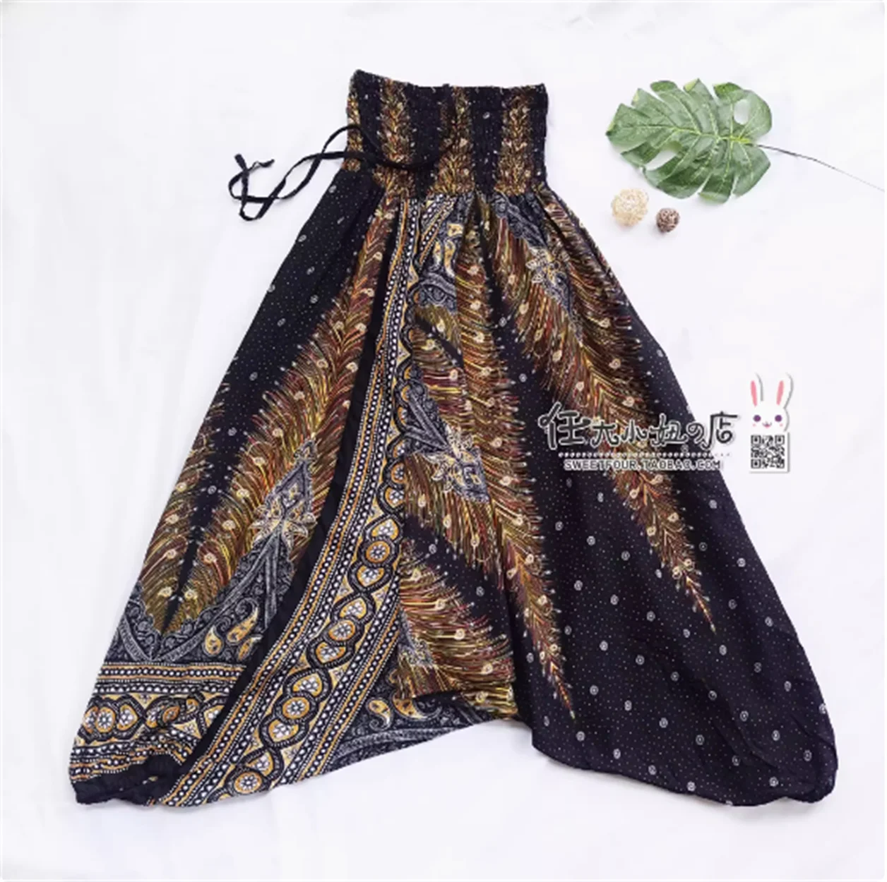 

Thai pure cotton pants yoga plus size summer