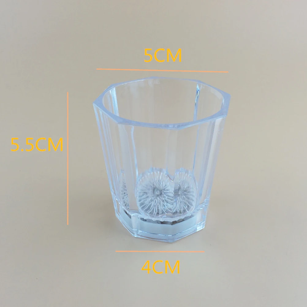 

20 pcs Led Octagon Light Up Cup Flashing Rainbow Color Water Induced Illumination Drinking Glass For Wedding Party Bar