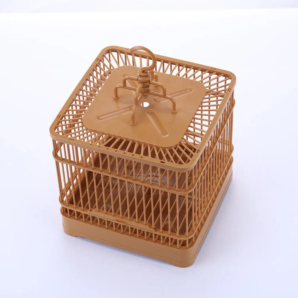 1-set-plastic-bird-cage-parrot-cage-with-base-tray-hanging-hook-and-standing-pole-for-bird-display-and-home-use