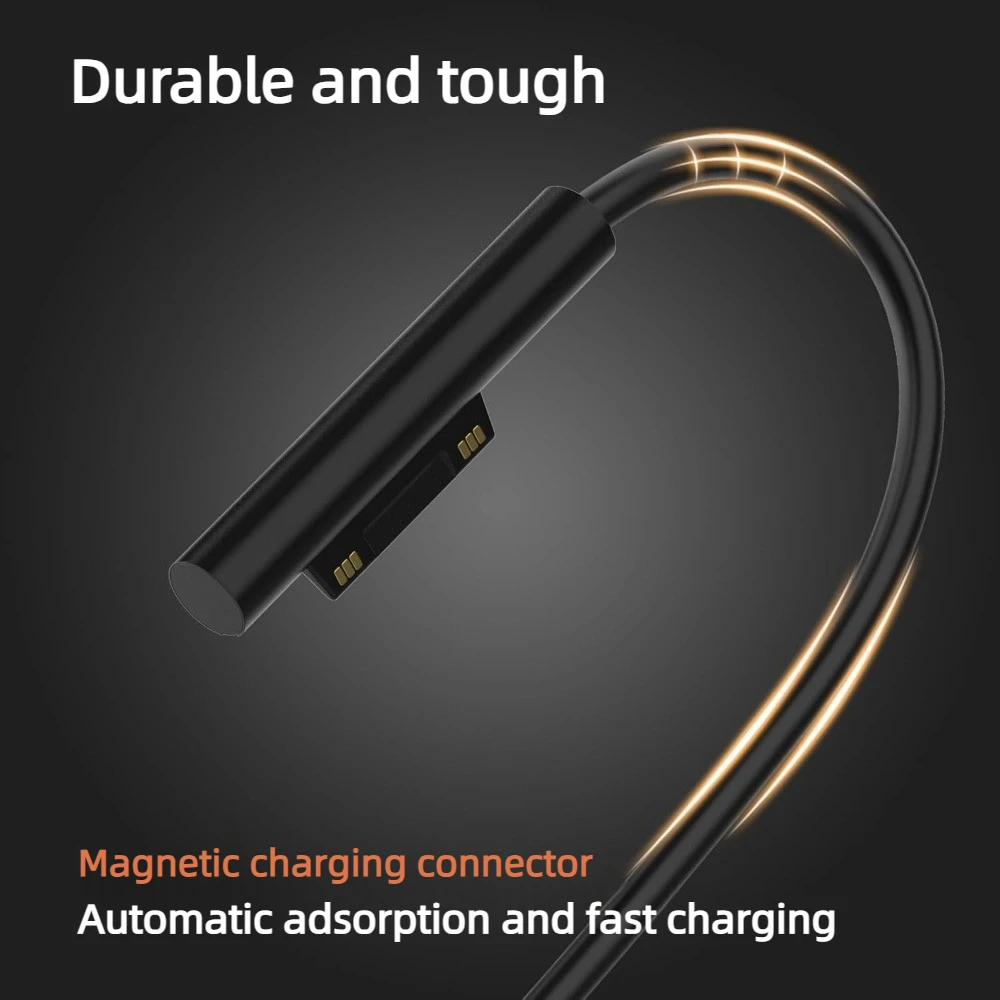 65W 102W Charger Compatible with Microsoft Surface Pro 11/10/9/8/7/6/5/4/3/X, Surface Go/Laptop/Book Pro Power Adapter Charger