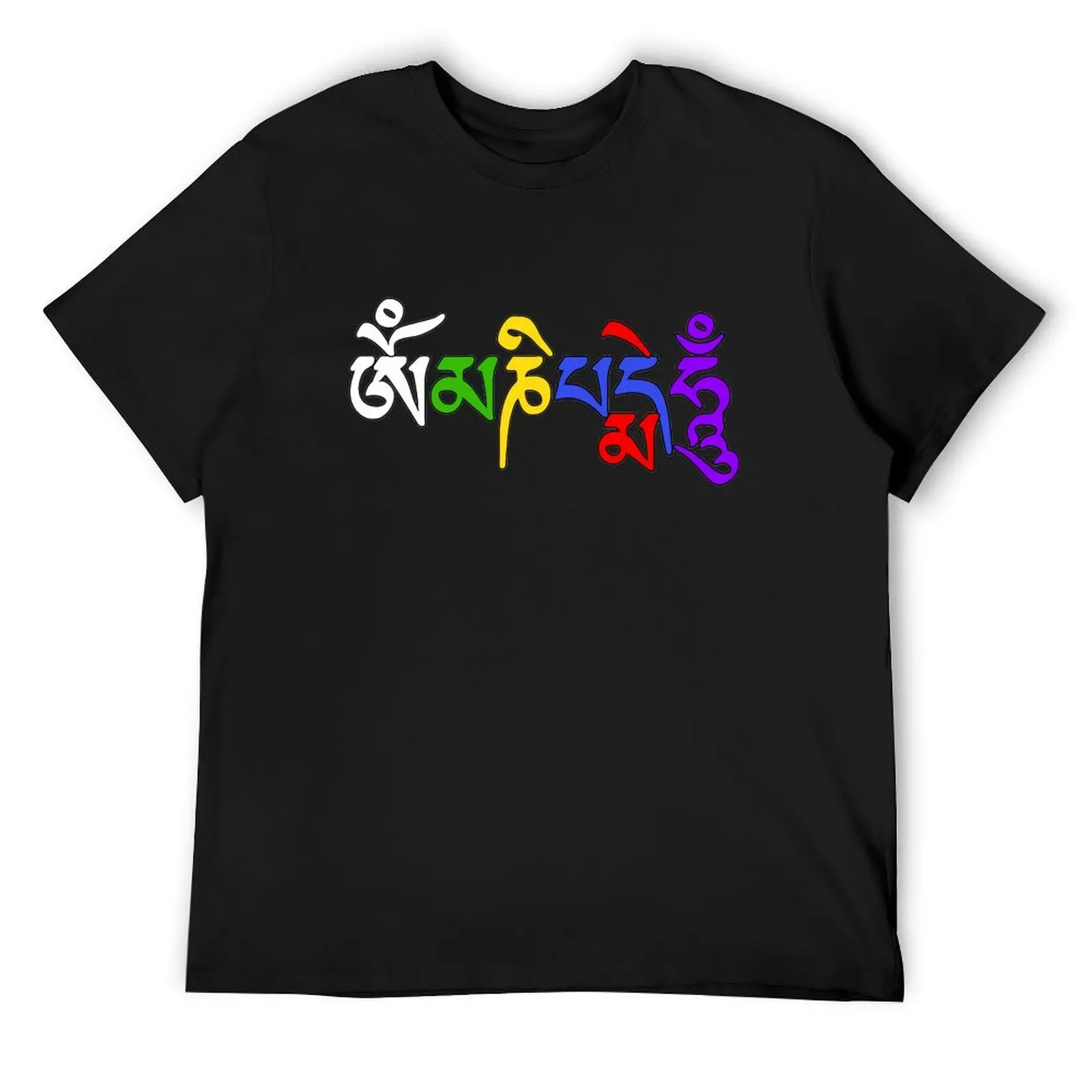 

OM MANI PADME HUM T-Shirt oversizeds summer tops summer clothes t shirts for men