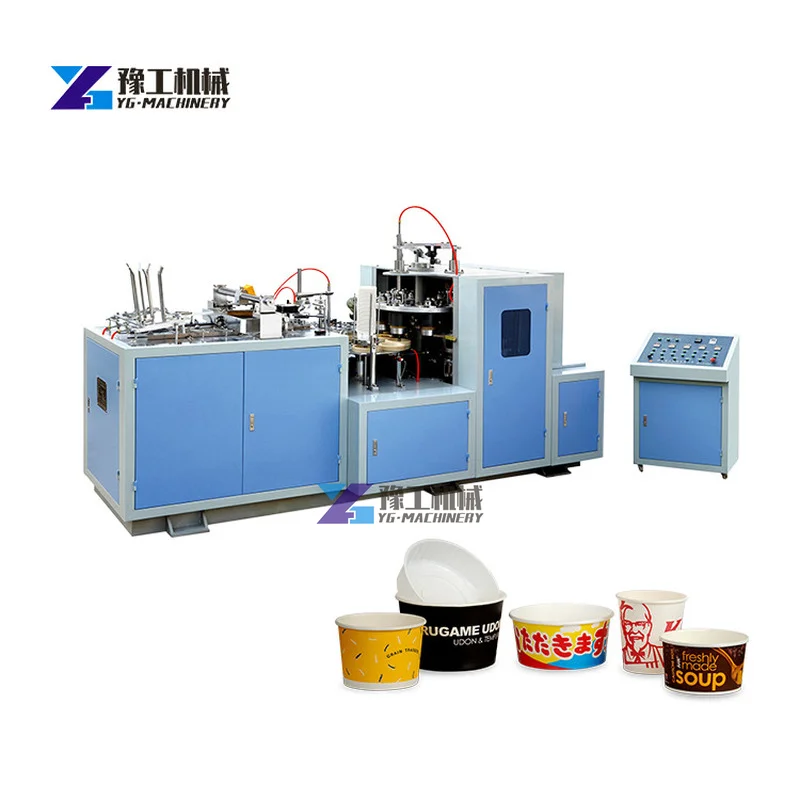 Three-dimensional Packing Machine Price Kraft Lunch Hamburger Paper Box Machine Automatic Paper Box Making Forming Machine