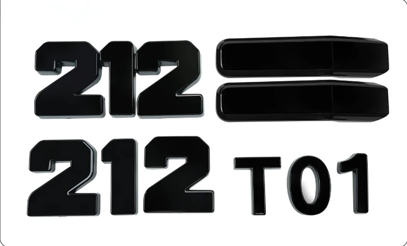 سيارة رسالة شعار ملصق صالح ل BAIC 212 T01 تعديل غطاء السيارة شعار الباب الخلفي لاصقة تزيين ورقة مجلس لاصقة تزيين #4