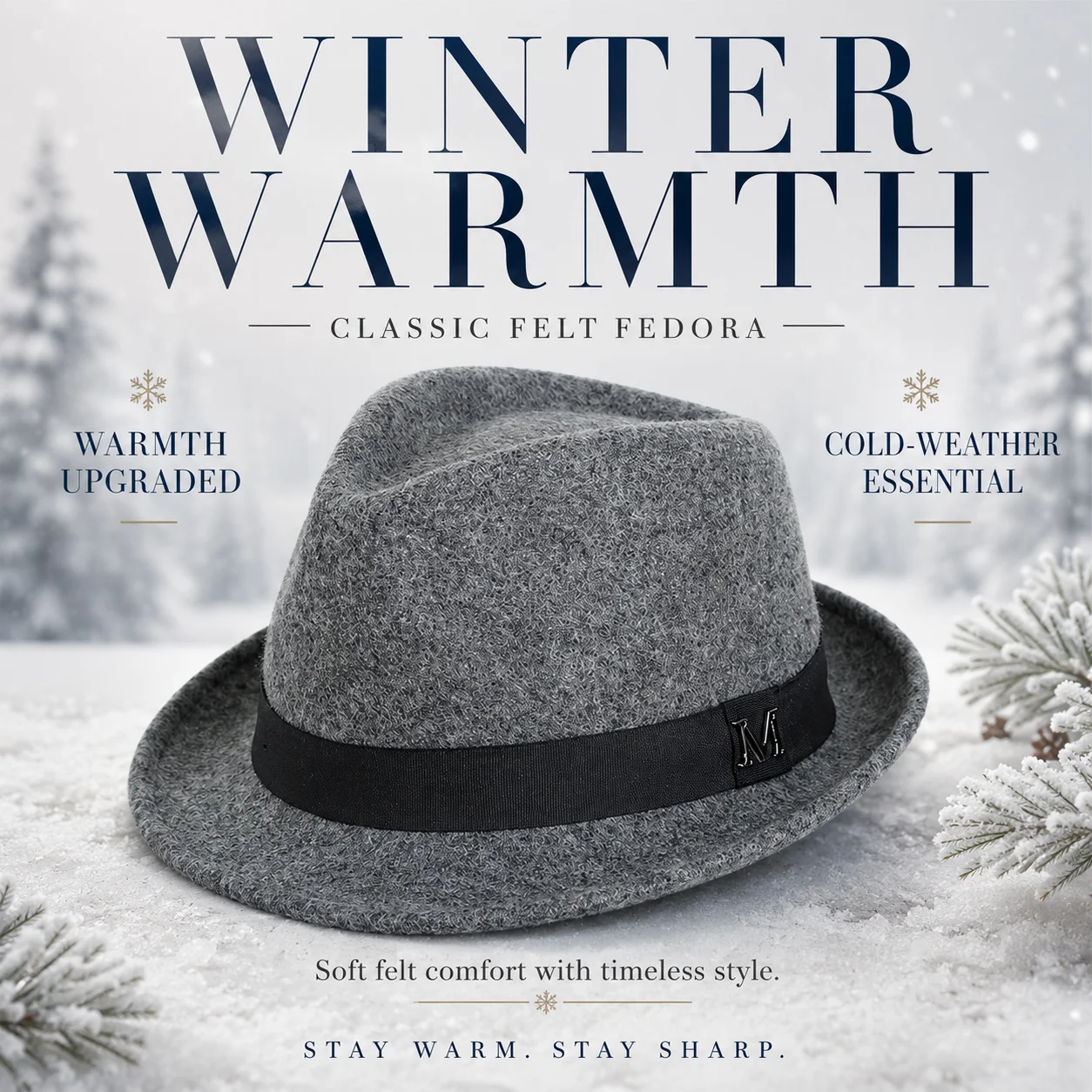 Pure Wool Fedora Hat for Men W - Fedora Hat Wool review and price