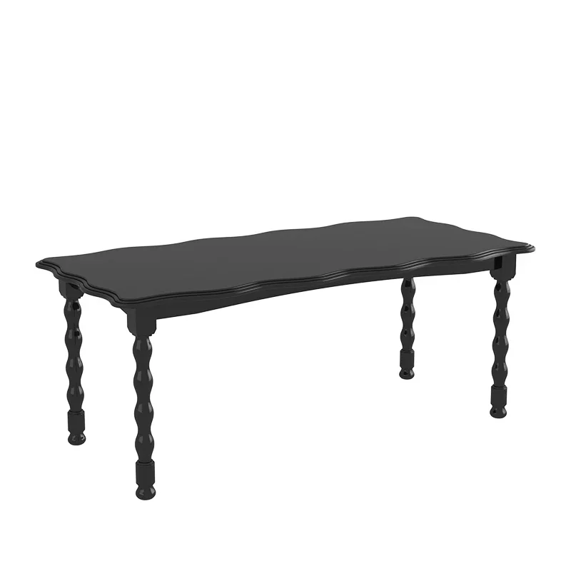 Dining Table Complete Mobile Waterproof Wooden Dining Table