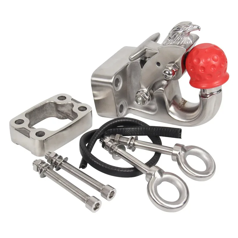 

Маска-голова орла из нержавеющей стали с крюком для прицепов LX570, запчасти и аксессуары для автомобилей