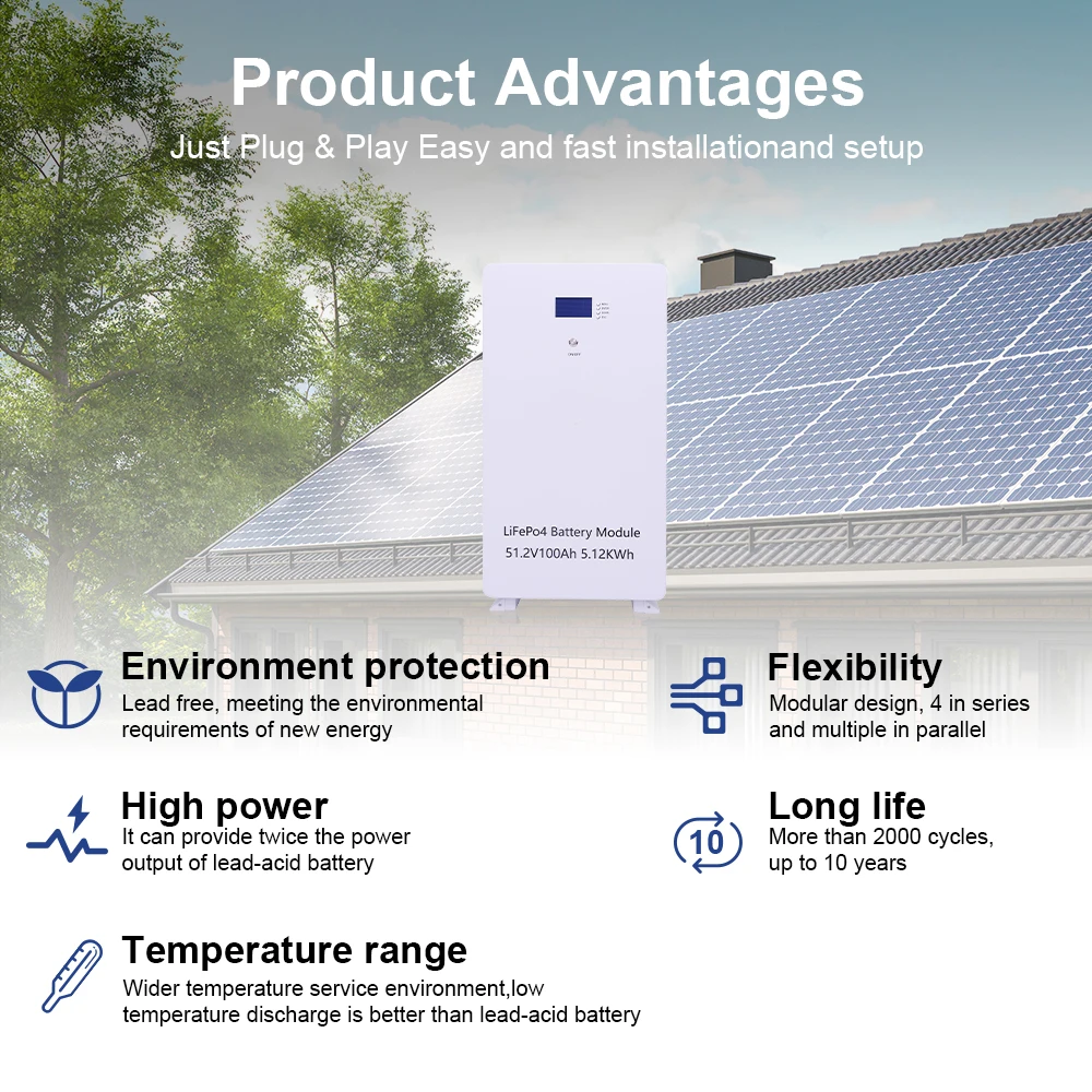 PLストックグレードA 51.2V 100/200/280Ah Lifepo4リチウム電池 15KWh ソーラーバッテリー 家庭用システム エネルギー貯蔵バッテリー