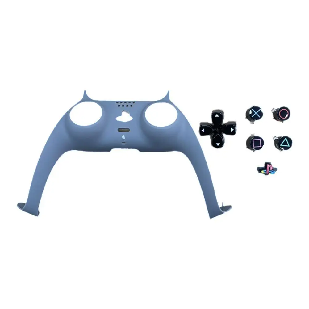 For PS5 30th Anniversary Limited Edition Controller - Replacement Color and Blue Buttons Decorative Strips for BDM-030/040/050