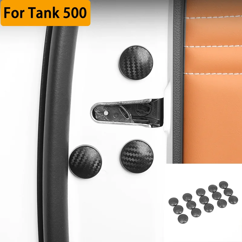 For Great Wall Tank 500 Car Door Screw Cap Protective Cover Door Lock Buckle Cover Automotive Accessories Decorative Supplies