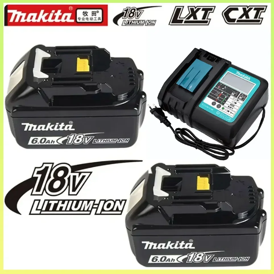 

Makita Original Lithium ion Rechargeable Battery 18V 6000mAh 18v 6.0Ah drill Replacement Battery BL1860 BL1830 BL1850 BL1860B