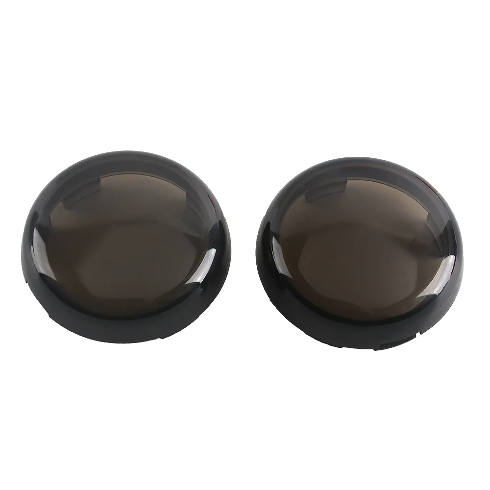 2Pcs Motorcycle Indicator Lens Cover Turn Signal Light Cap For Harley Sportster 883 1200 XL Iron Dyna Softail Touring Glide Road