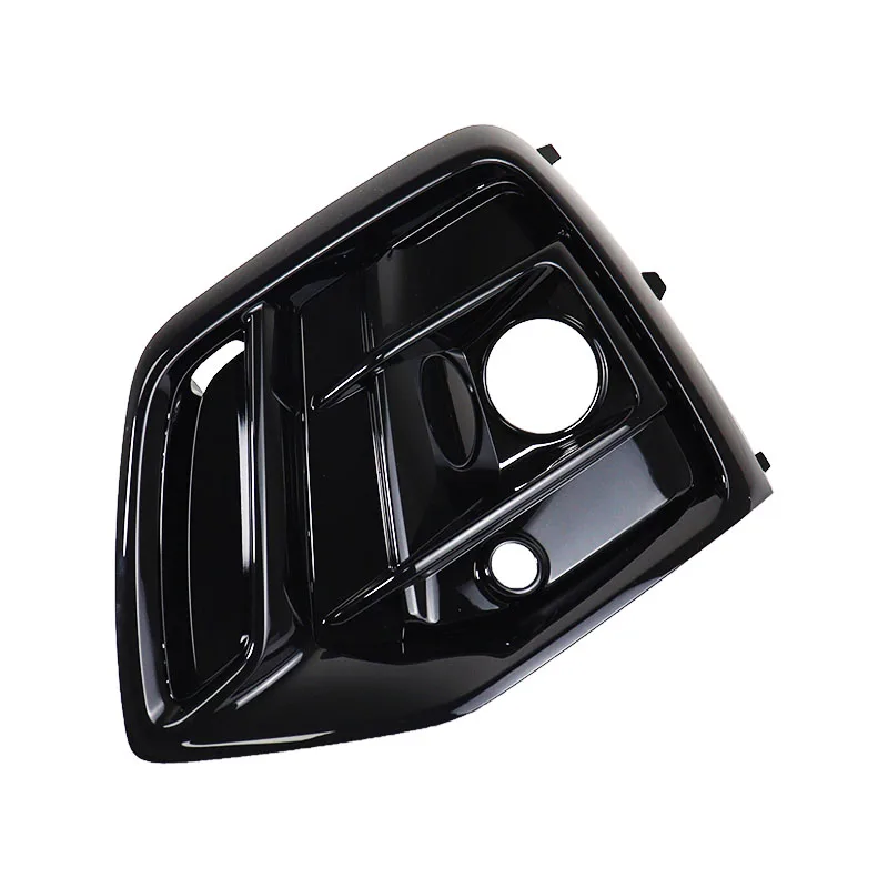 Car Front Bumper Fog Light Grille Grill Cover with ACC Hole For Audi Q5 SQ5 S-Line Sline Sport 2021 2022 2023 Left Right