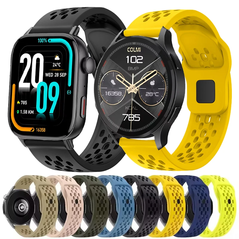 20Mm 22Mm Breathable Sport Strap For Colmi C8 Max/Colmi I28 Ultra/P86 P76/P28 P…