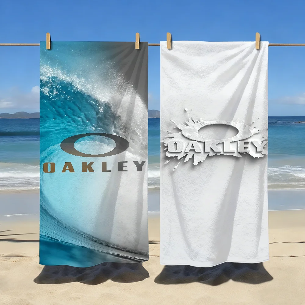 Fashion O-Oakley-S Brand Cool Logo Towel Sports Quick Dry Travel Camping Gear Sandproof Soft Light Large Beach Towel