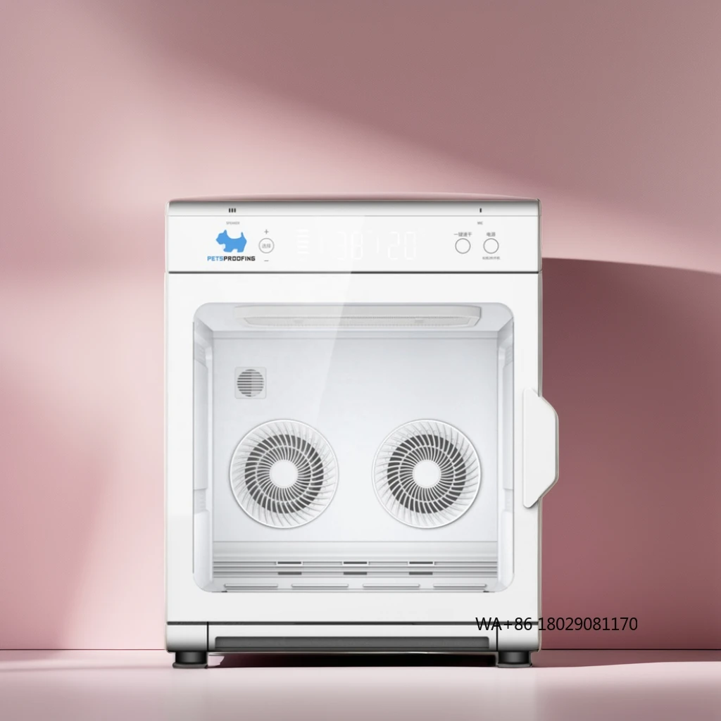 Machine New Smart Thermostatic Dryer with Plastic Box for Cats and Dogs Soft Hair Using Super Silent Large Capacity Pet Drying