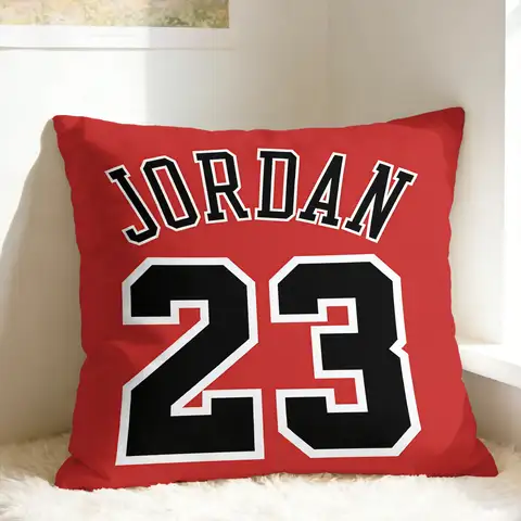 Pillow Case Basketball Michael J-Jordan Soft  Pillow Cover For Living Room Chair Morden Pillowcases