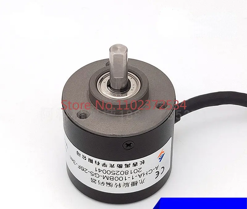 

Changchun Yuheng A-CHA-1-100BM-G5-26F incremental solid shaft 1000 line grating rotary encoder