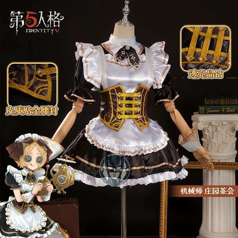 Игра IdentityV Tracy Leznick Machinist Косплей Костюм Lockheart Униформа Костюм Хэллоуин Карнавал Вечеринка Игра Ролевая Аниме Одежда