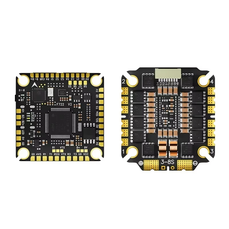 

Aocoda-RC F765S V2 Stack with F722 V2 Flight Controller ESC 65A/75A Electronic Speed Controller 30x30mm for FPV Racing Drone