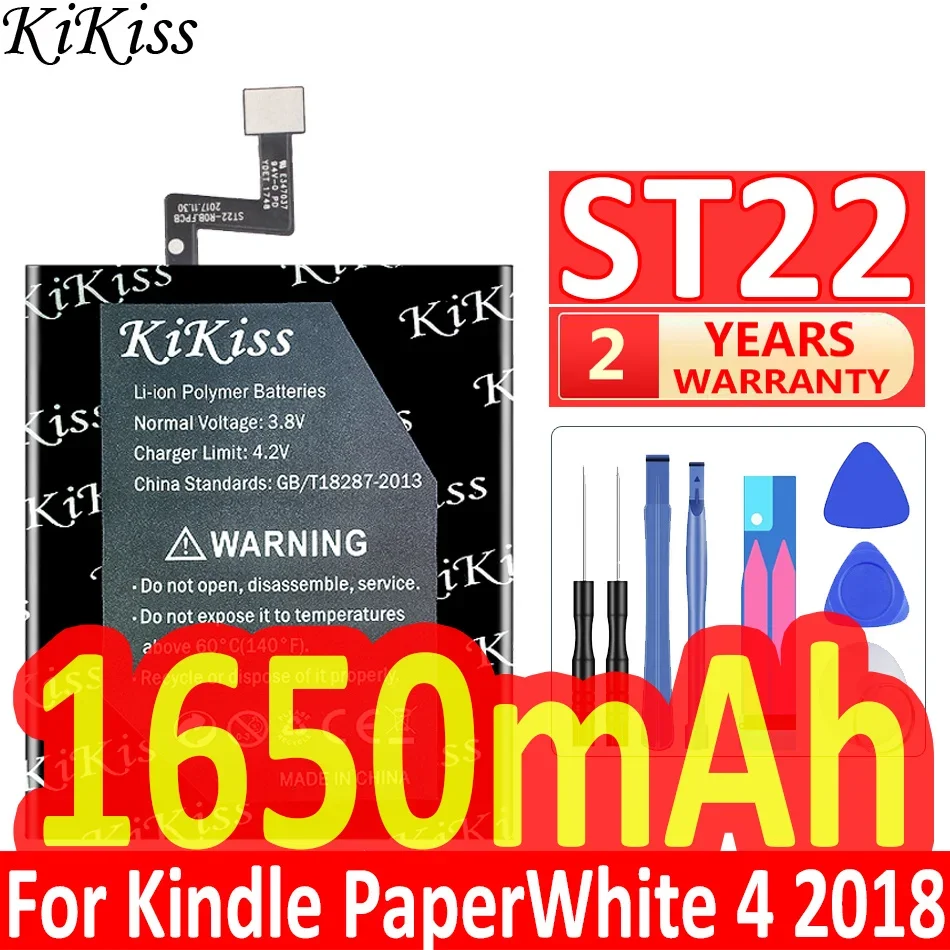 ST22 KiKiss Portable Battery 1650mAh for Amazon Kindle Paperwhite 4 2018